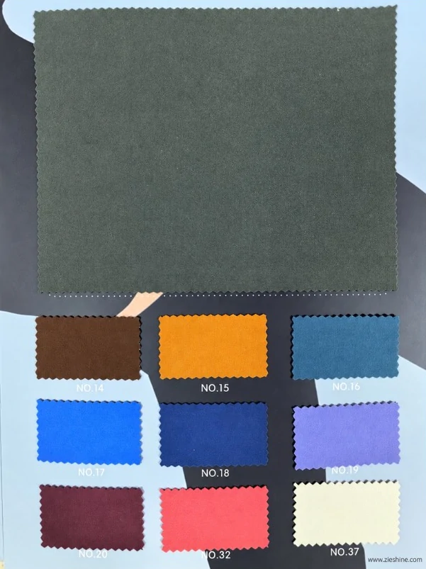 Mill swatch card Colour page · NO.14–37