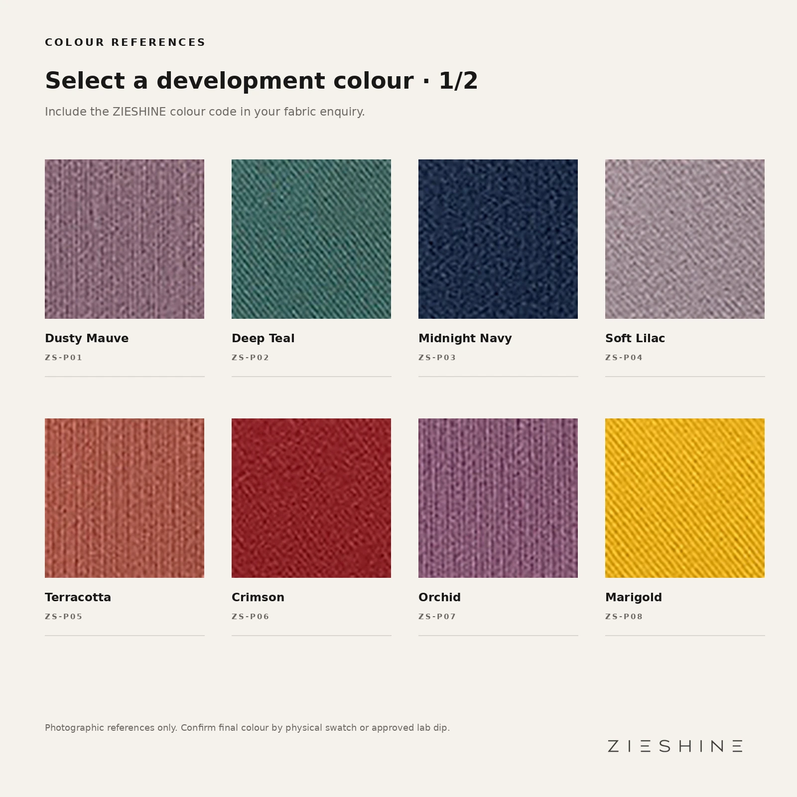 Colour references — page 1