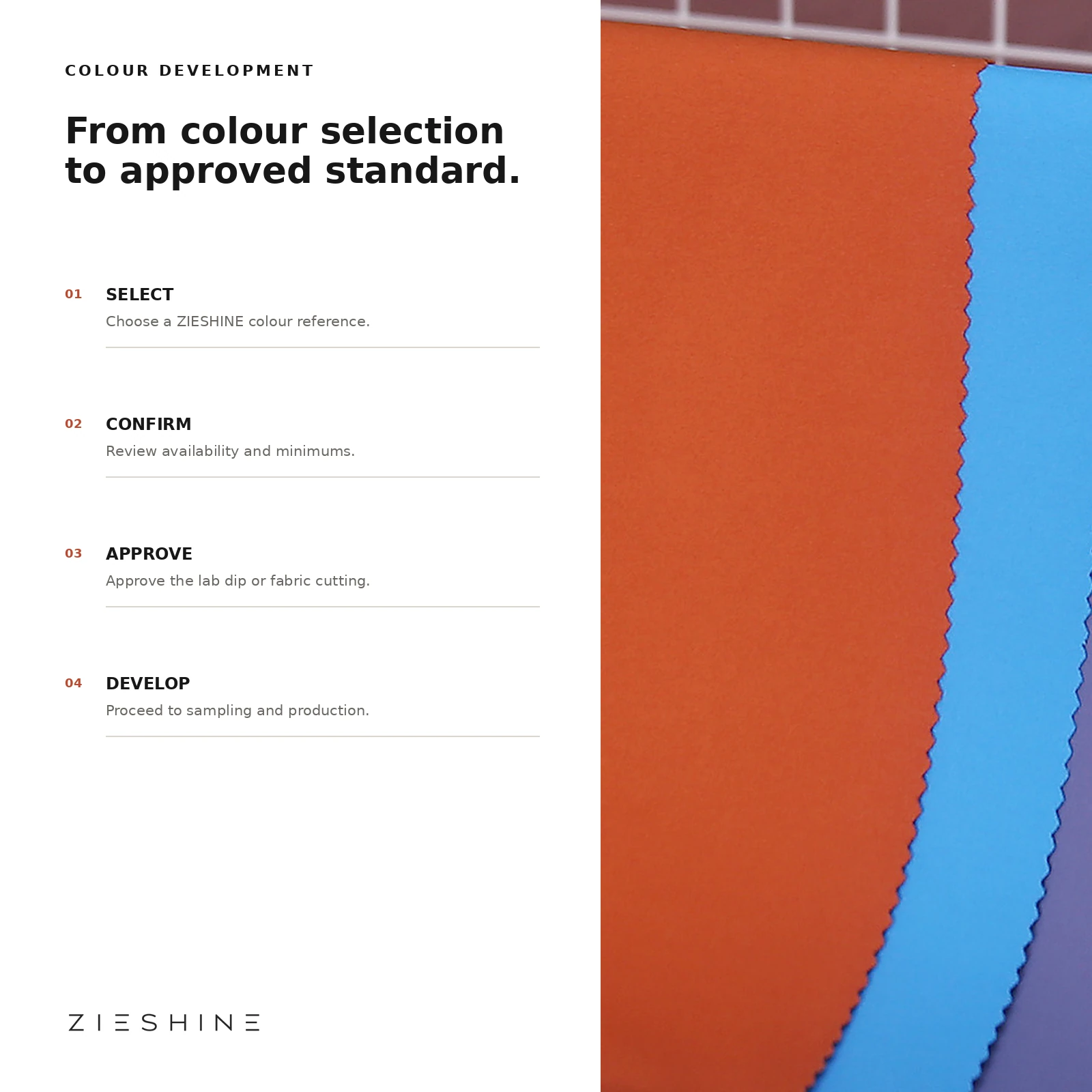Colour development process