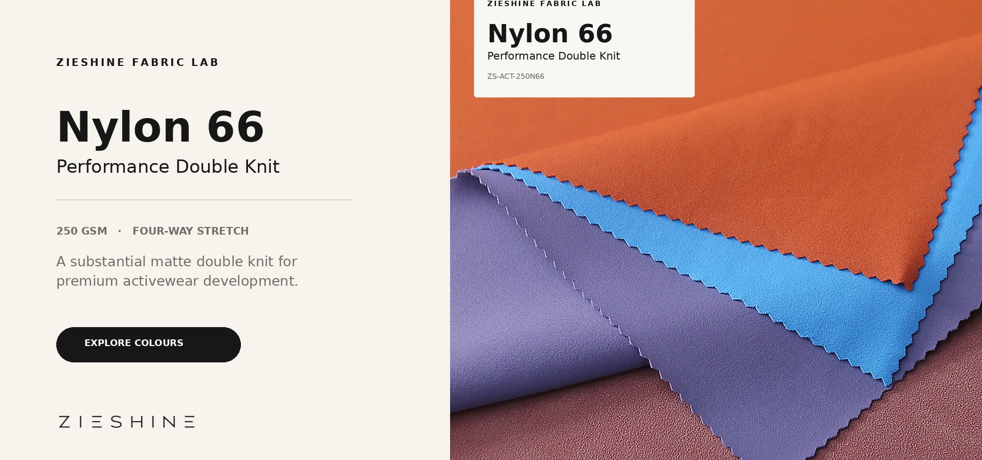 Nylon 66 Performance Double Knit