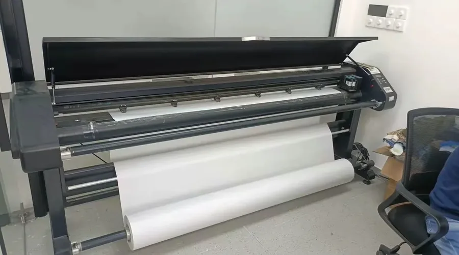 Pattern plotter in the ZIESHINE development room