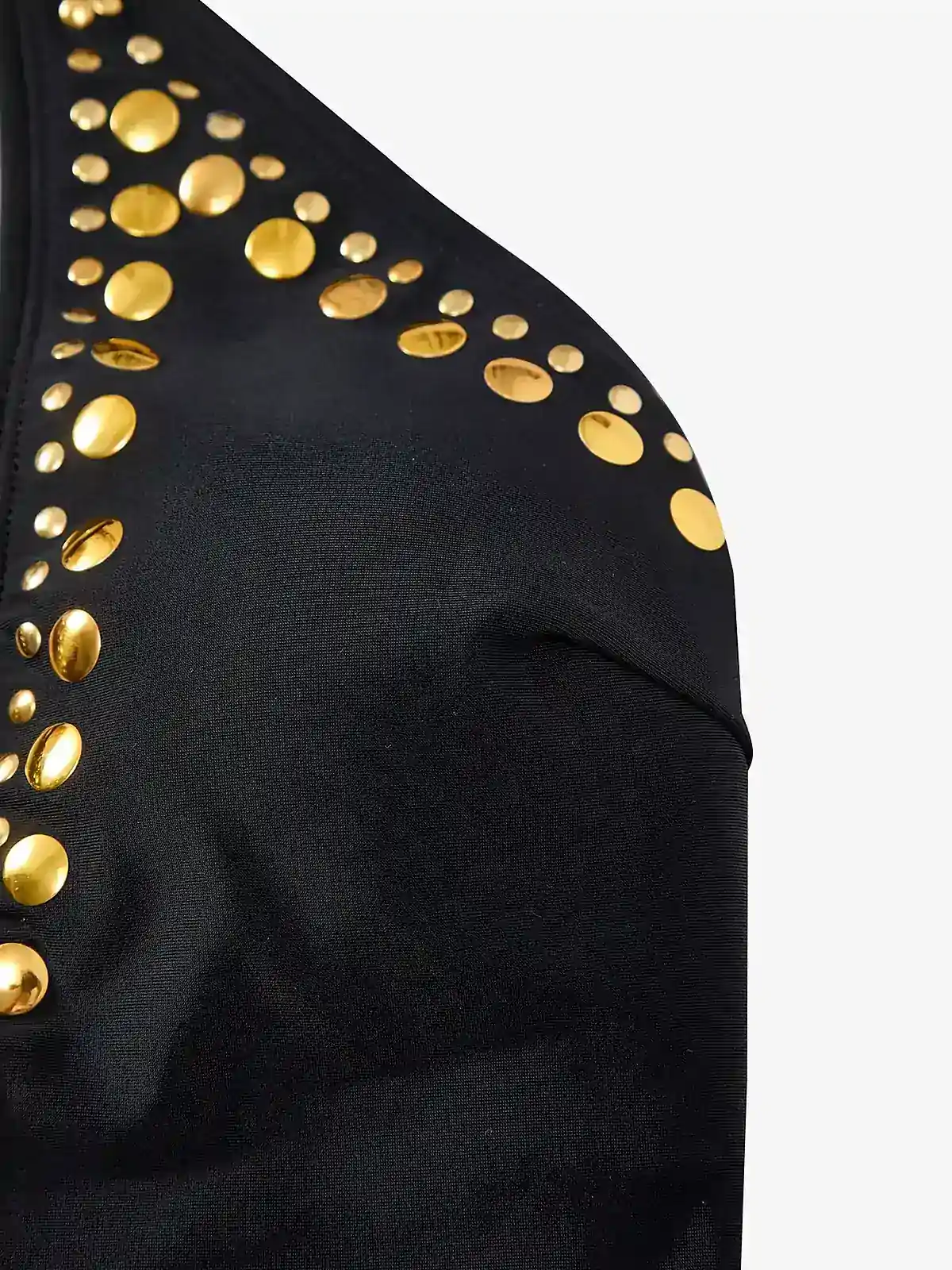 Flatlock seam detail on one-piece