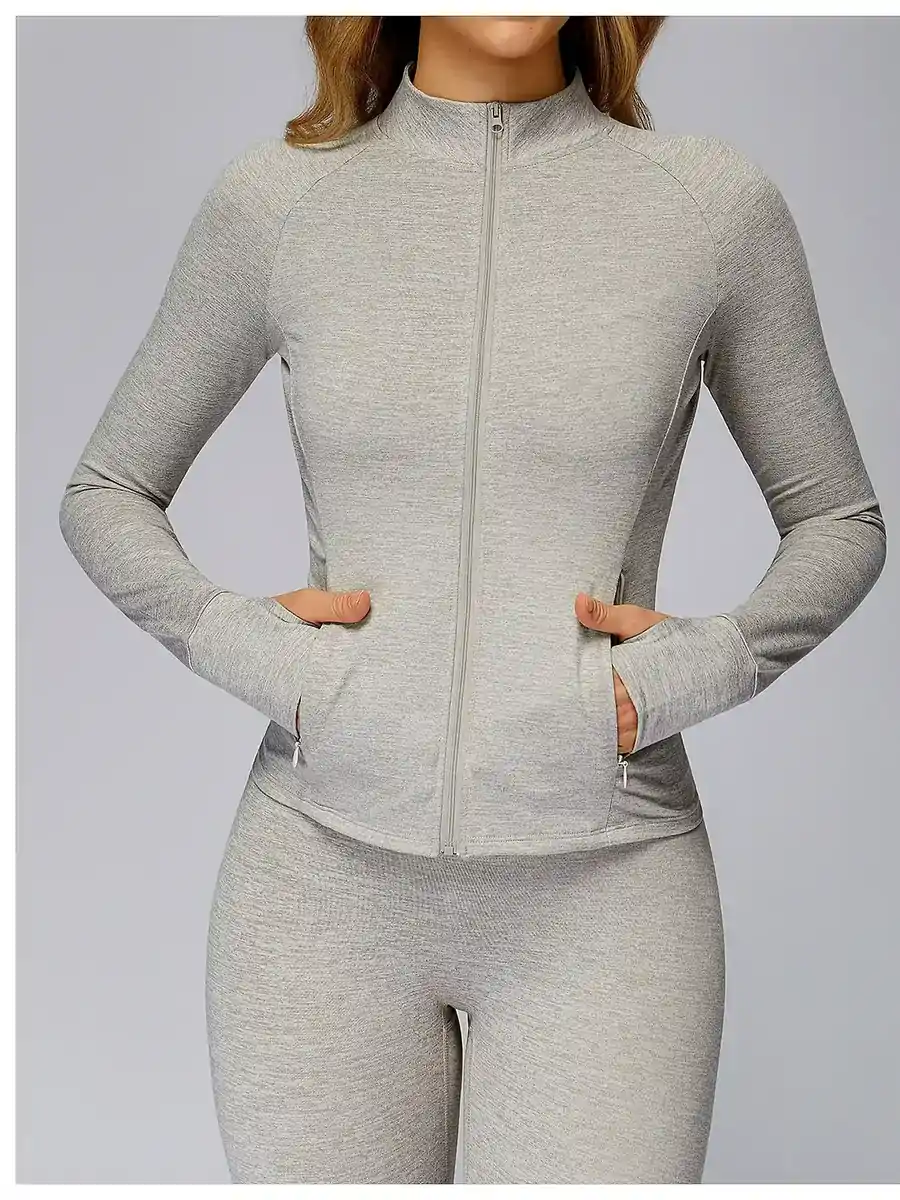 High-waist set back seam construction