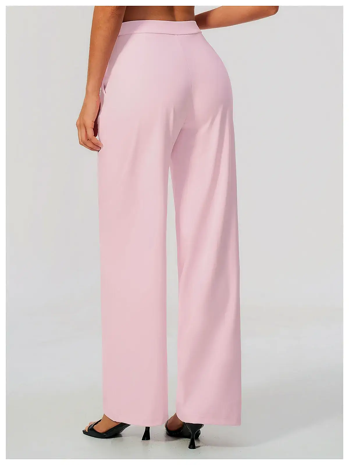 High-waist leggings back seam construction