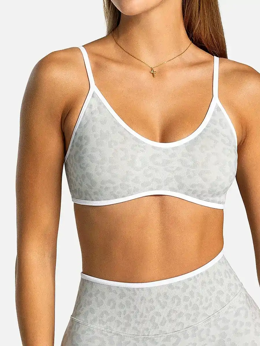 sports bra side panel detail