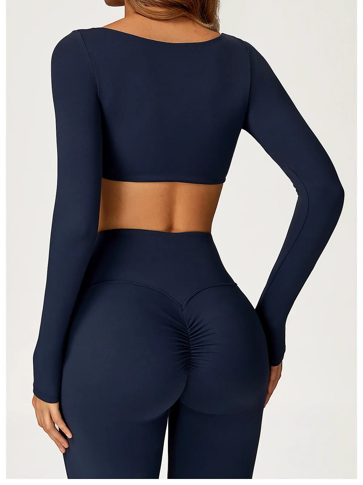 Naked-Feel Long-Sleeve Yoga Tee — side panel detail