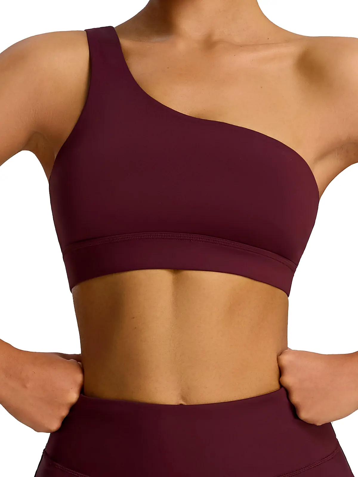 yoga tank side panel detail
