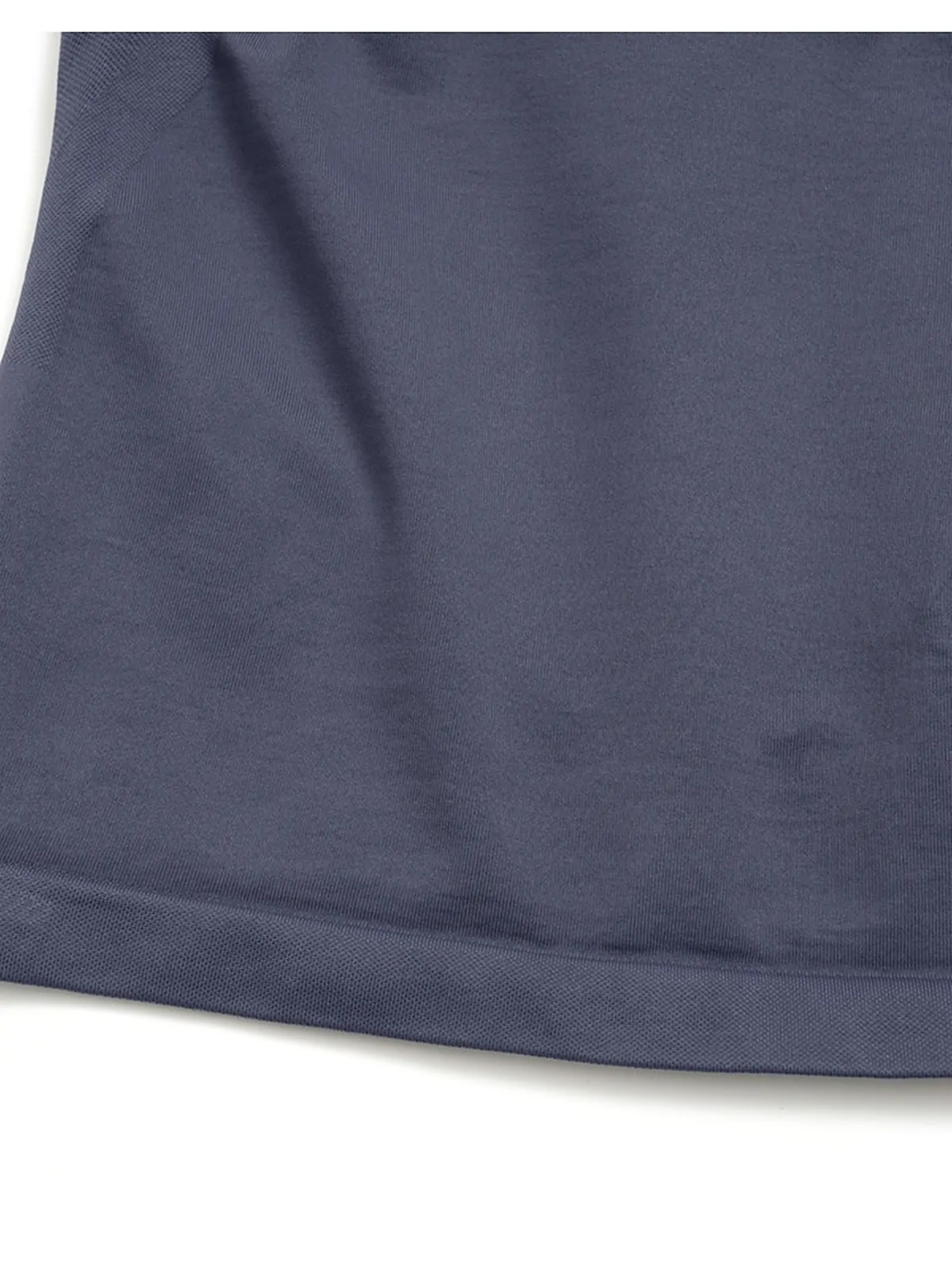 Seamless Halter Support Yoga Tank — fabric close-up