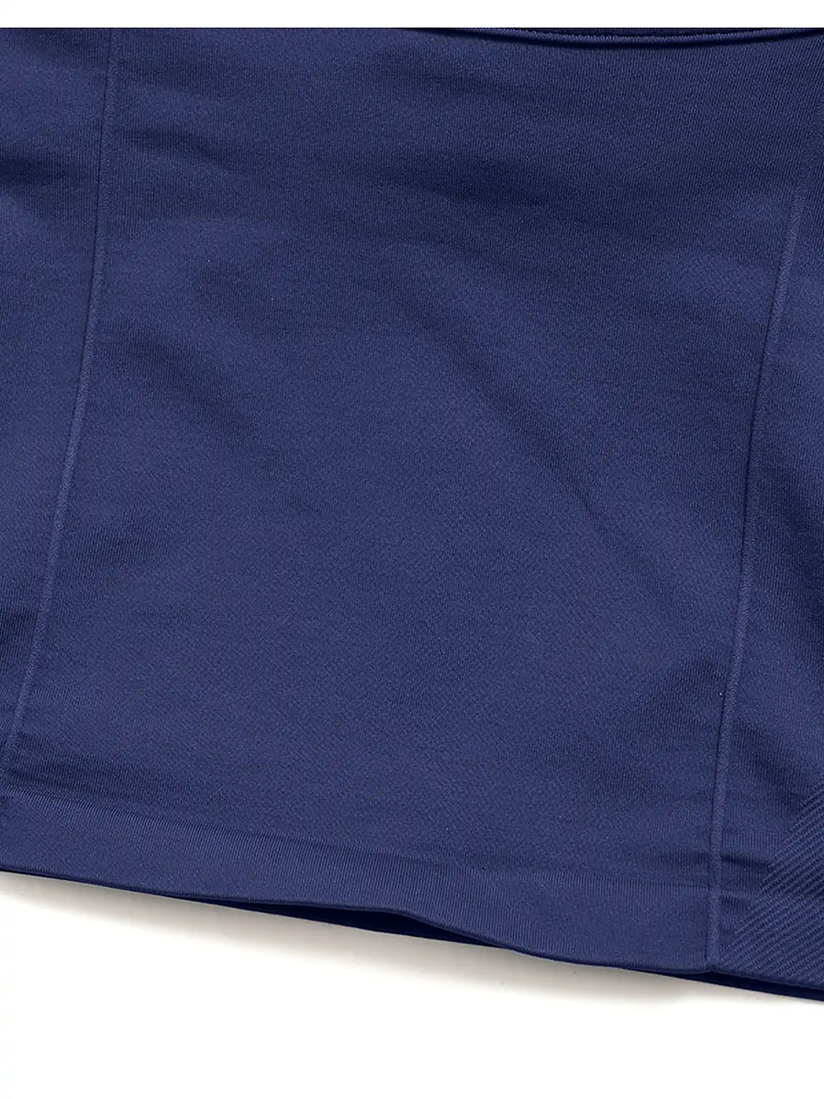 Seamless Halter V-Neck Yoga Bra — fabric close-up