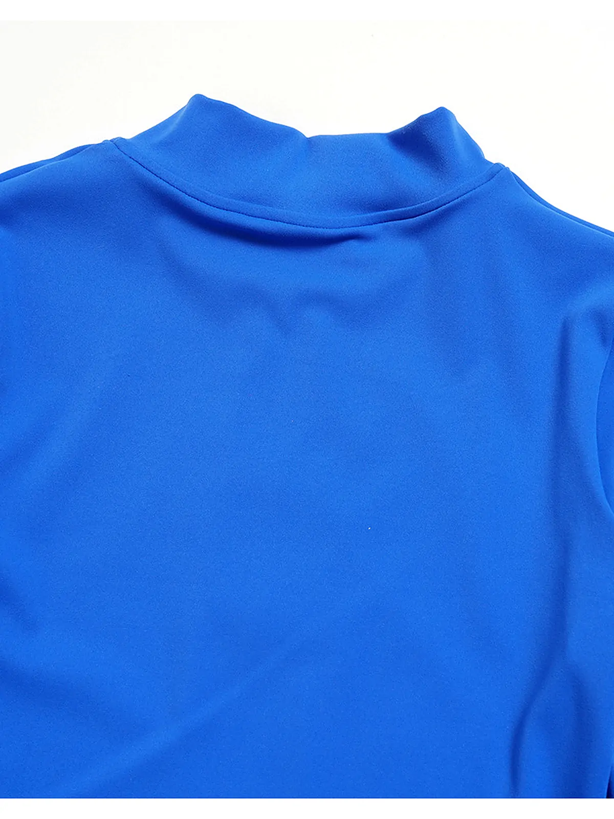 Zip-Collar flare yoga set back seam construction