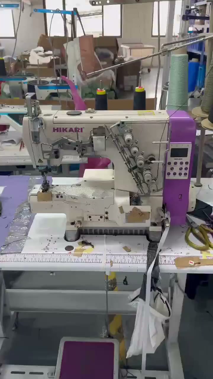 Coverstitch hems on Yamato and HIKARI machines — ZIESHINE floor
